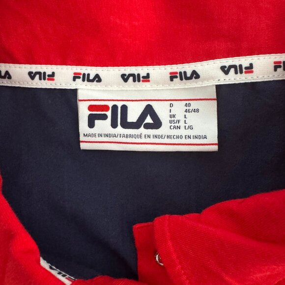 NWOT FILA Jada Long Sleeve Polo - Size L - Picture 9 of 11